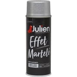Julien - Peinture aérosol Effet Martelé multi-supports - Gris Alu - 400 ml