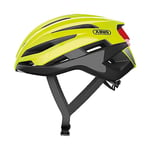 ABUS StormChaser Racing Bike Helmet - Lightweight and Comfortable Bicycle Helmet for Professional Cycling for Women and Men - Yellow, Size L