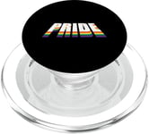 Drapeau arc-en-ciel LGBT Lesbian And Gay Pride PopSockets PopGrip pour MagSafe