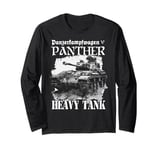 German Panther Tank 1942 Tank Driver German Soldier Long Sleeve T-Shirt