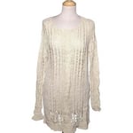 Pull Ralph Lauren  pull femme  38 - T2 - M Beige