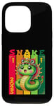 Coque pour iPhone 13 Pro Nouvel An chinois du serpent vert 2025 Zodiaque Lunaire