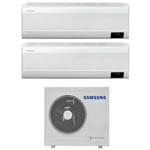 Dual split inverter air conditioner series windfree avant 9+18 btu with aj052txj2kg r-32 wi-fi integrated 9000+18000 - new - Samsung