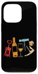 iPhone 13 Pro Sommelier Wine Drinking Tasting Retro Corkscrew Wine Opener Case