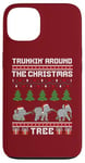 iPhone 13 Trunkin Around the Christmas Tree Elephant Family Funny Joke Case