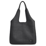 Kattee Sac de transport en cuir pour femme - Sac de transport en cuir et sac à bandoulière Hobo - Grande capacité pour ordinateur portable, Noir