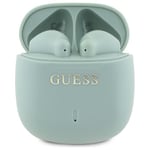 Guess TWS In-Ear Hörlurar Bluetooth Printed Classic Logo - Grön