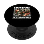 Streetwear Blazing Glory Cadeau pour les légendes | Hot Rod Legends PopSockets PopGrip Adhésif