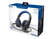 Trust Gaming GXT 404B Rana - Headset - fullstorlek - kabelansluten - 3,5 mm kontakt - för Sony PlayStation 4, Sony PlayStation 4 Pro, Sony PlayStation 4 Slim