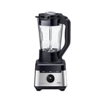 Braun PowerBlend 7 JB7550BK, Jug Blender with Triangular Glass Jug, 10 Speed + Pulse Function, PrecisionCrush Blade, Clean Program, Tamper and 600ml Bottle Included, 1400W, Black