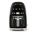 Smeg - Drip Coffee Machine Black - Kaffemaskiner och kaffebryggare - Svart