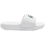 Claquettes enfant Lacoste  CLAQUETTES CROCO 1.0 JUNIOR  EN SYNTHÉTIQUE BLANCHES