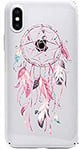 Cokitec Coque Transparente pour iphone XR Feminine Attrape Reve Rose