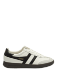 Gola Cyclone Leather Trainers, White/Black