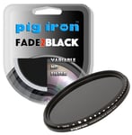 Variable Neutral Density Filter by Pig Iron 82mm = FADE2BLACK ND2-ND400 (UK) NEW