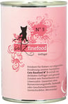 catz finefood N° 3 - Nourriture pour Chat - Nourriture Fine - Humide, raffinée avec canneberges et pissenlits - 6 boîtes de 400 g