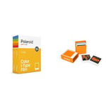 Polaroid 6009 Color Film for i-Type - Double Pack, 8.8 cm X 10.7 cm & Photo Box - Orange