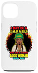 Coque pour iPhone 13 Melanin Queen I May Be A Bad Girl But I'm A Damn Good Woman