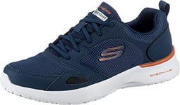 Skechers Skech-air Dynamight Venturik Basket Homme Nvy Synthetc Bordure Textile Orange 43 EU