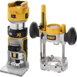 Affleureuse défonceuse 18V XR DCW604NT (sans batterie ni chargeur) en coffret T-STAK - DEWALT - DCW604NT-XJ