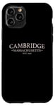 Coque pour iPhone 11 Pro Cambridge, Massachusetts - Simple Cambridge, MA