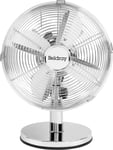 Beldray EH3266CH 10 Inch Desk Fan – Oscillating Fan with 3 Speed Settings, Adjus