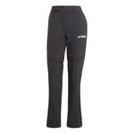 adidas Women's Terrex Multi Zip Off Pants, Black, XS Short