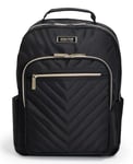 Kenneth Cole Reaction Chelsea Sac à dos de voyage matelassé pour ordinateur portable et tablette 15" Motif chevrons, Noir, Taille unique, Chelsea Sac à dos matelassé pour ordinateur portable et