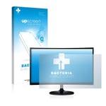upscreen Protection Ecran pour Samsung Curved Monitor LC24F390FHR Antibactérien