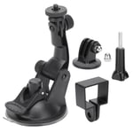 Car Suction Cup Bracket for Osmo Pocket 2 Camera With Adapter Adjustable Black