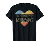 I Love Country Design Country Music Lover Gift Idea design T-Shirt