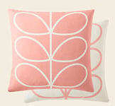 Orla Kiely Linear Stem Pale Rose  Pink Cushion 45 x 45 cm (includes cover + pad)