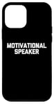 Coque pour iPhone 12 mini Enceinte motivante – Déclaration amusante sarcastique fantaisie cool