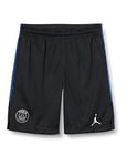 Nike PSG Y NK Dry Strk Short KZ 4TH Sport Mixte Enfant, Black/Hyper Cobalt/(White) (no Sponsor-plyr), FR (Taille Fabricant : XS)