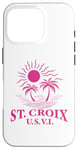 Coque pour iPhone 16 Pro Souvenirs de Saint-Croix usvi Îles Vierges américaines Rappel de vacances