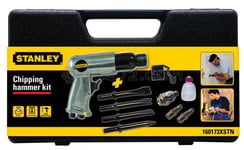 MARTEAU BURINEUR PNEUMATIQUE STANLEY AVEC ACCESSOIRES PISTOLET PERFORATEUR