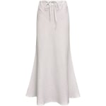 Linen Maxi Skirt - White