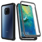 AICase Coque 360 Huawei Mate 20 Pro,de qualité Militaire,Coque de Protection Intégrale Antichoc avec Protecteur d'écran Intégré pour Huawei Mate 20 Pro