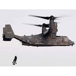 Military Air Craft Chopper Helicopter Rescue Cv22 Osprey Art Print Poster Wall Decor 12X16 Inch