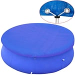 The Living Store - Couverture de piscine ronde hors sol de 360-367 cm Bleu