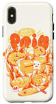 Coque pour iPhone X/XS Pain in French Is Pain Langue Drôle Pun France Foodie