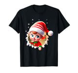 Christmas Lutin Magic For Little Children Girls And Boys T-Shirt