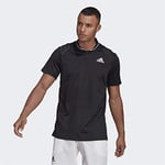 adidas Club Rib Polo Men's, Mens, Polo, GH7229, Black White, XS