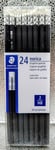 Staedtler Norica Premium Graphite #2 HB Break-Resist Pencils 24-Pack Latex Free