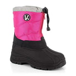 Kimberfeel - Brazeau - Bottes de Neige pour Fille, Taille 29/30, Rose Fuchsia