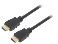 Cable HDMI 1.4 male des deux cotes 0.5m noir