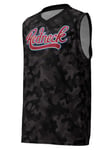 Redneck Script Black Camo Basketball Jersey