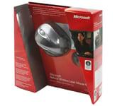 Microsoft 1083 Natural Wireless Laser Mouse 6000 - Metallic Grey (69K-00003)