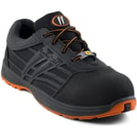 Gaston Mille - chaussures de securite basses mars industrie S3 hi ci sra esd - MABN3 44 - Noir,Orange