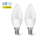 Brightium Ampoule LED flamme E14 8 W neutre : apportez une touche élégante à votre espace avec cette ampoule type bougie. Elle offre une efficacité énergétique et une lumière chaude, parfaite pour